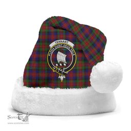 Scottish Tennant Clan Tartan Crest Plaid Christmas Hat Scottish Plaid - Tartan Plaid - ScotsTee