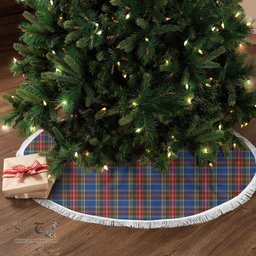 Bethune Modern Tartan Christmas Tree Skirt Scottish Plaid Tartan Plaid - ScotsTee - scotstee.com