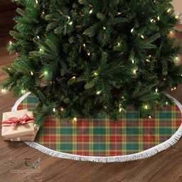 Buchanan Old Sett Tartan Christmas Tree Skirt Scottish Plaid Tartan Plaid - ScotsTee - scotstee.com