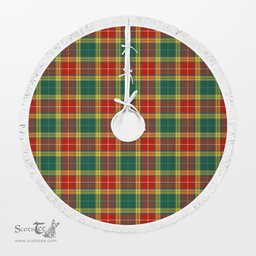 Buchanan Old Sett Tartan Christmas Tree Skirt Scottish Plaid Tartan Plaid - ScotsTee - scotstee.com