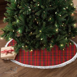 Bain Tartan Christmas Tree Skirt Scottish Plaid Tartan Plaid - ScotsTee - scotstee.com