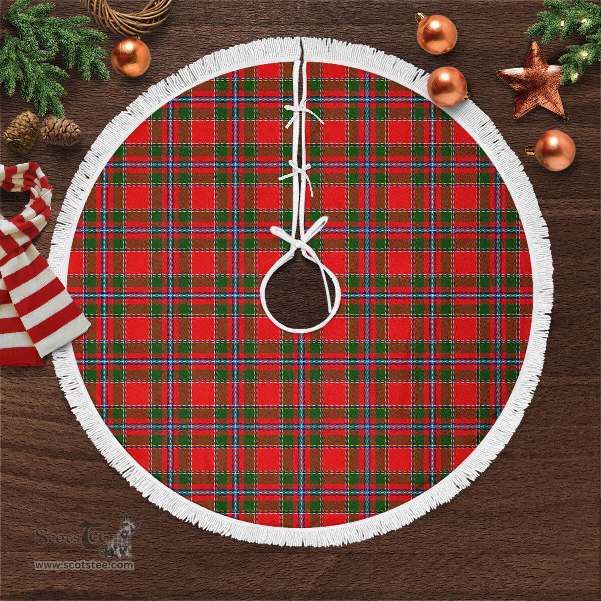 Butter Tartan Christmas Tree Skirt Scottish Plaid Tartan Plaid - ScotsTee - scotstee.com