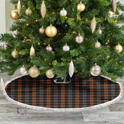 Brown Ancient Tartan Christmas Tree Skirt Scottish Plaid Tartan Plaid - ScotsTee - scotstee.com