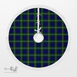 Bannerman Tartan Christmas Tree Skirt Scottish Plaid Tartan Plaid - ScotsTee - scotstee.com