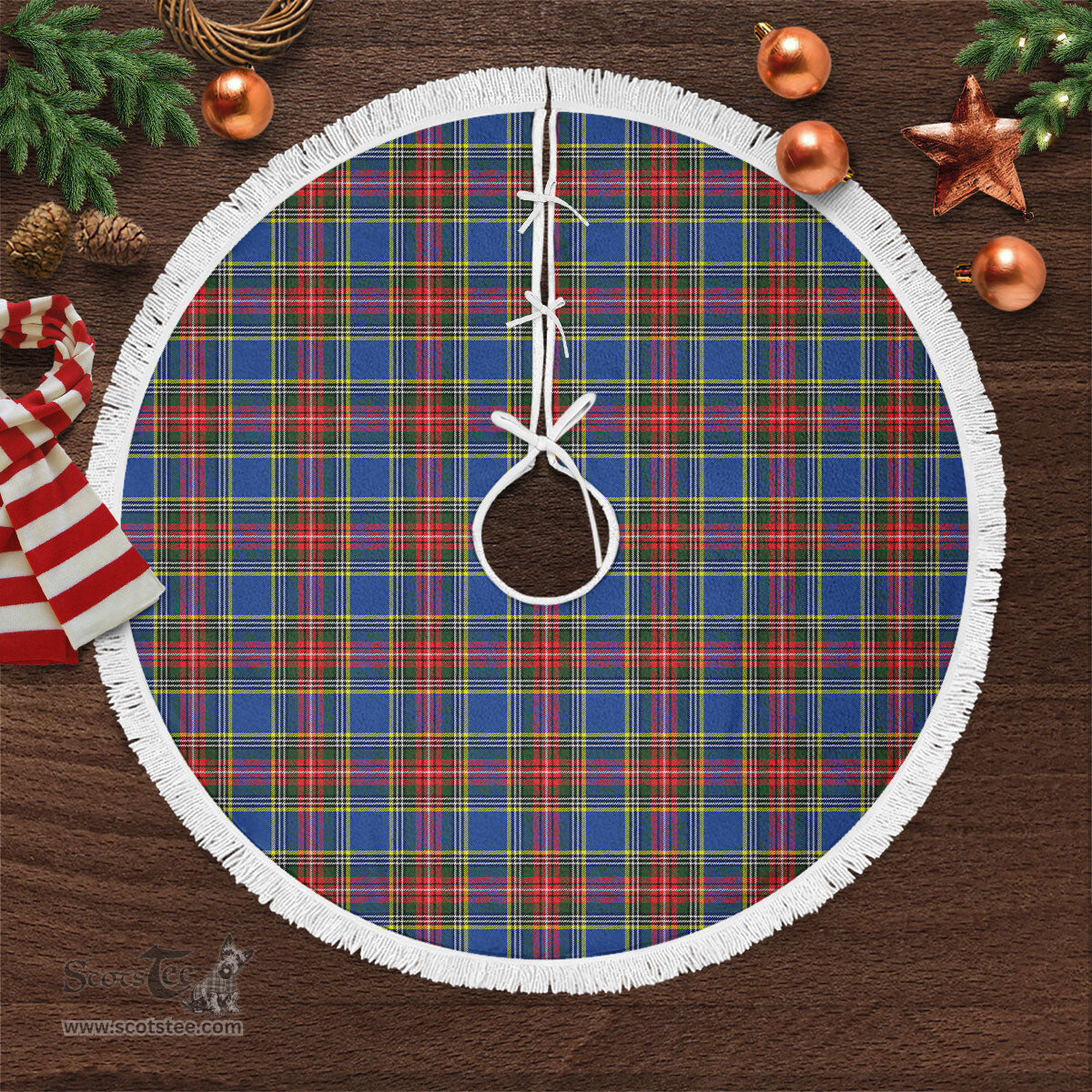 Beaton Modern Tartan Christmas Tree Skirt Scottish Plaid Tartan Plaid - ScotsTee - scotstee.com