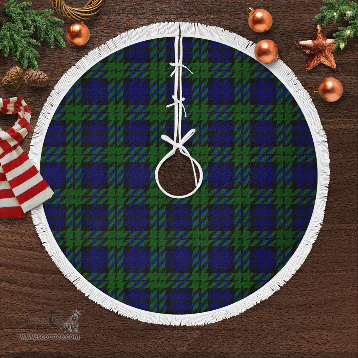 Bannatyne Tartan Christmas Tree Skirt Scottish Plaid Tartan Plaid - ScotsTee - scotstee.com