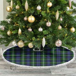 Baillie Modern Tartan Christmas Tree Skirt Scottish Plaid Tartan Plaid - ScotsTee - scotstee.com