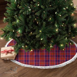Cameron of Lochiel Modern Tartan Christmas Tree Skirt Scottish Plaid Tartan Plaid - ScotsTee - scotstee.com