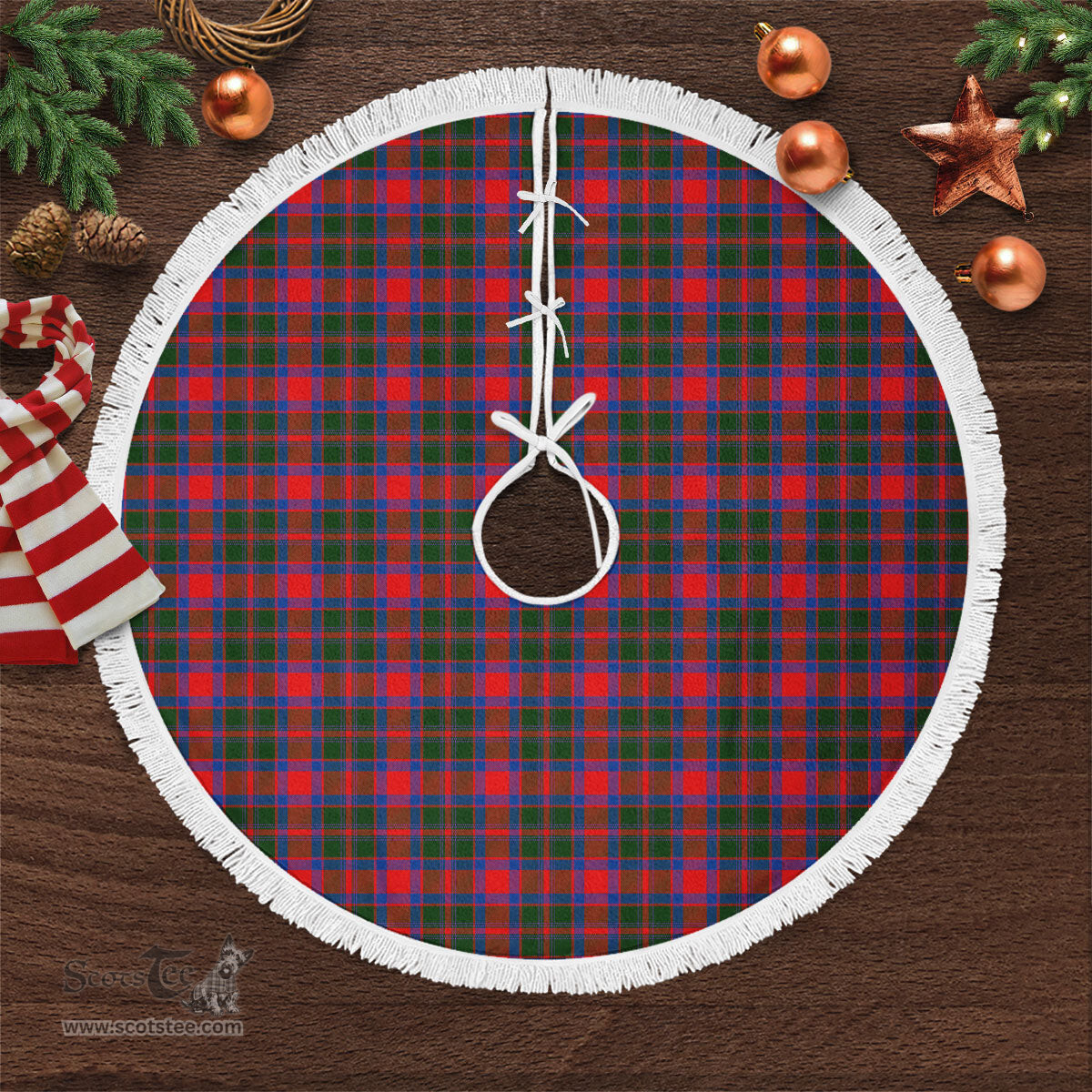 Carrick District Tartan Christmas Tree Skirt Scottish Plaid Tartan Plaid - ScotsTee - scotstee.com