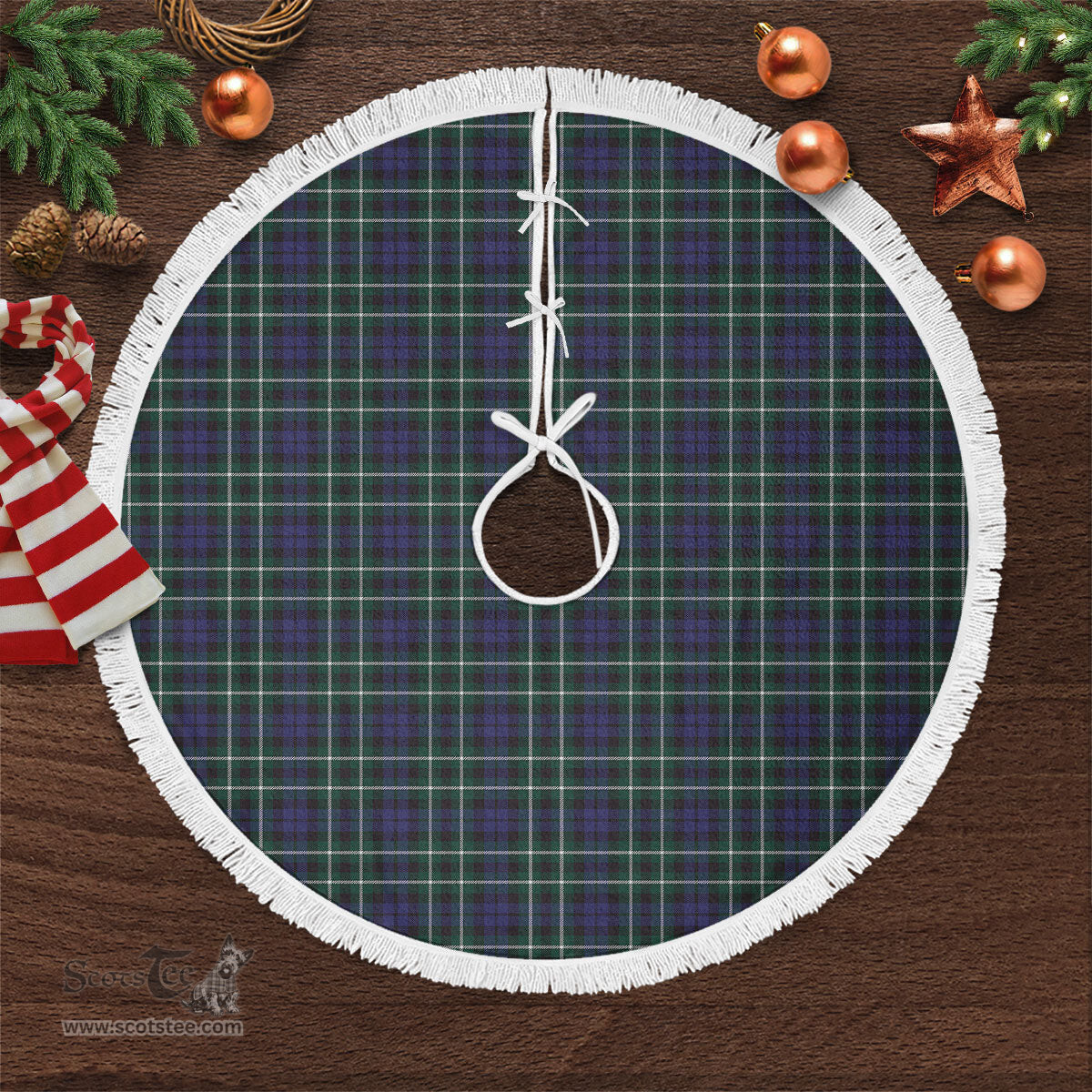 Allardice Tartan Christmas Tree Skirt Scottish Plaid Tartan Plaid - ScotsTee - scotstee.com