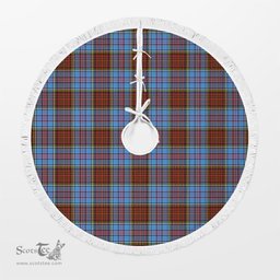 Anderson Modern Tartan Christmas Tree Skirt Scottish Plaid Tartan Plaid - ScotsTee - scotstee.com