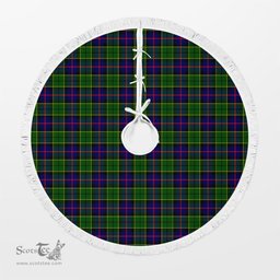 Forsyth Modern Tartan Christmas Tree Skirt Scottish Plaid Tartan Plaid - ScotsTee - scotstee.com