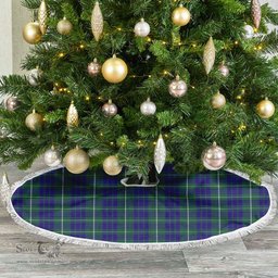 Hamilton Hunting Modern Tartan Christmas Tree Skirt Scottish Plaid Tartan Plaid - ScotsTee - scotstee.com