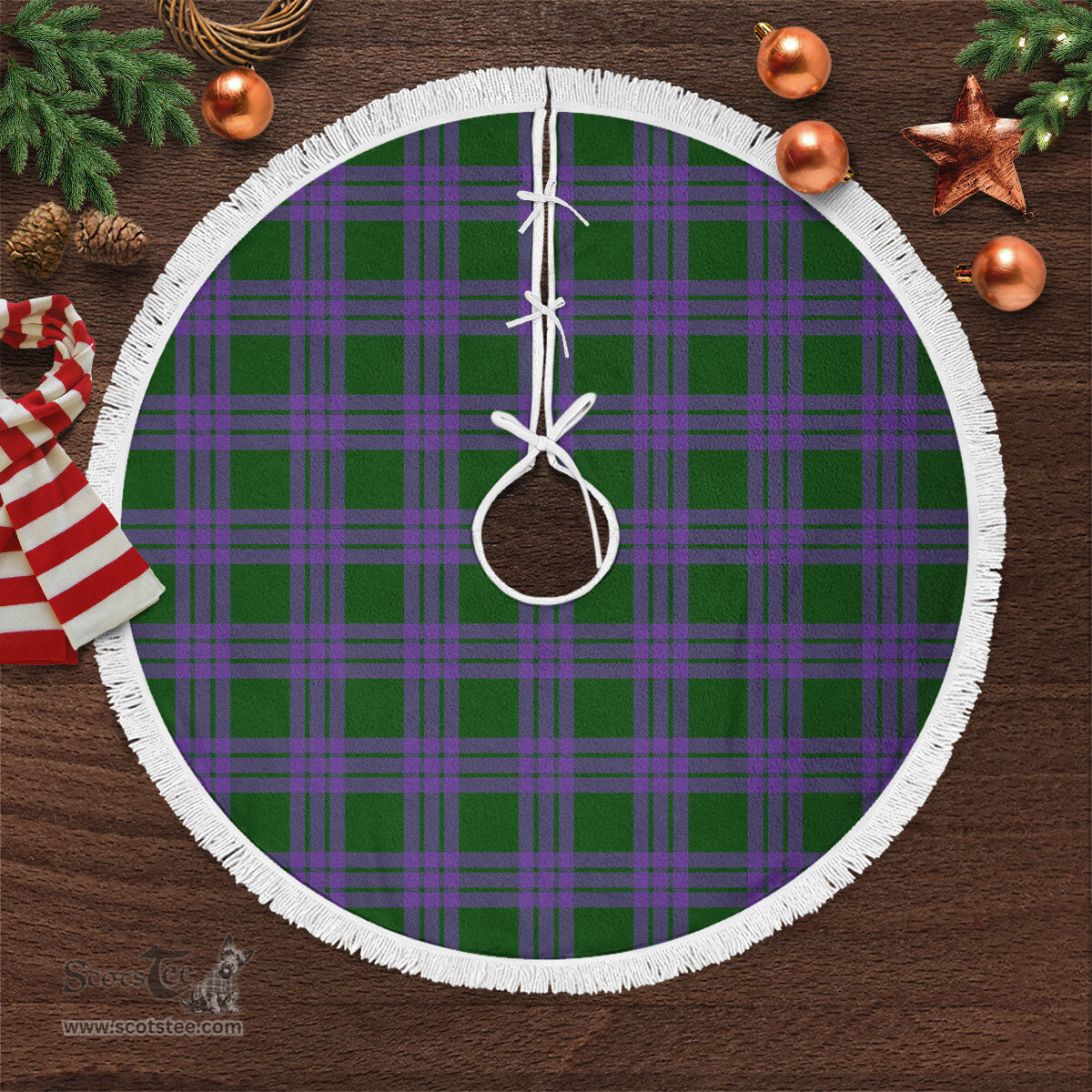 Elphinstone Tartan Christmas Tree Skirt Scottish Plaid Tartan Plaid - ScotsTee - scotstee.com