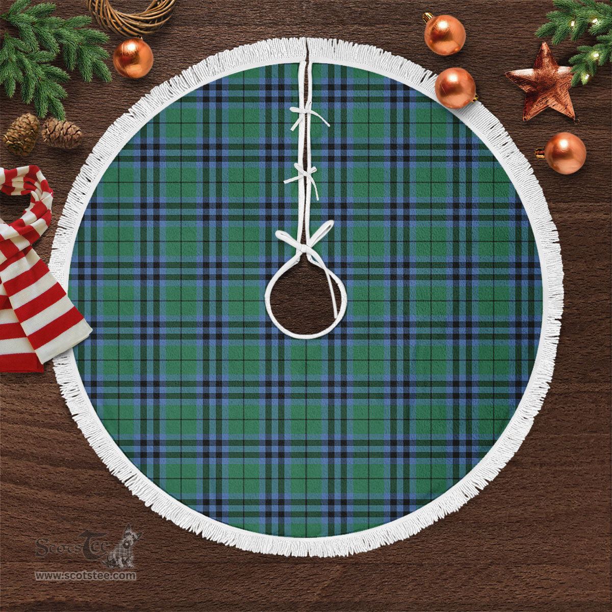 Keith Ancient Tartan Christmas Tree Skirt Scottish Plaid Tartan Plaid - ScotsTee - scotstee.com