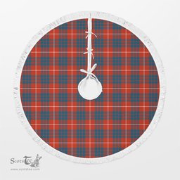 Hamilton Ancient Tartan Christmas Tree Skirt Scottish Plaid Tartan Plaid - ScotsTee - scotstee.com