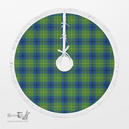 Johnstone Ancient Tartan Christmas Tree Skirt Scottish Plaid Tartan Plaid - ScotsTee - scotstee.com