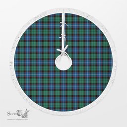 Hunter Ancient Tartan Christmas Tree Skirt Scottish Plaid Tartan Plaid - ScotsTee - scotstee.com