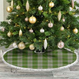Cunningham Dress Green Dancers Tartan Christmas Tree Skirt Scottish Plaid Tartan Plaid - ScotsTee - scotstee.com