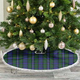 Donnachaidh Tartan Christmas Tree Skirt Scottish Plaid Tartan Plaid - ScotsTee - scotstee.com