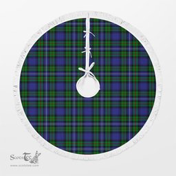 Donnachaidh Tartan Christmas Tree Skirt Scottish Plaid Tartan Plaid - ScotsTee - scotstee.com