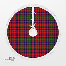 Gow (or McGouan) Tartan Christmas Tree Skirt Scottish Plaid Tartan Plaid - ScotsTee - scotstee.com