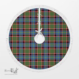 Glass Tartan Christmas Tree Skirt Scottish Plaid Tartan Plaid - ScotsTee - scotstee.com