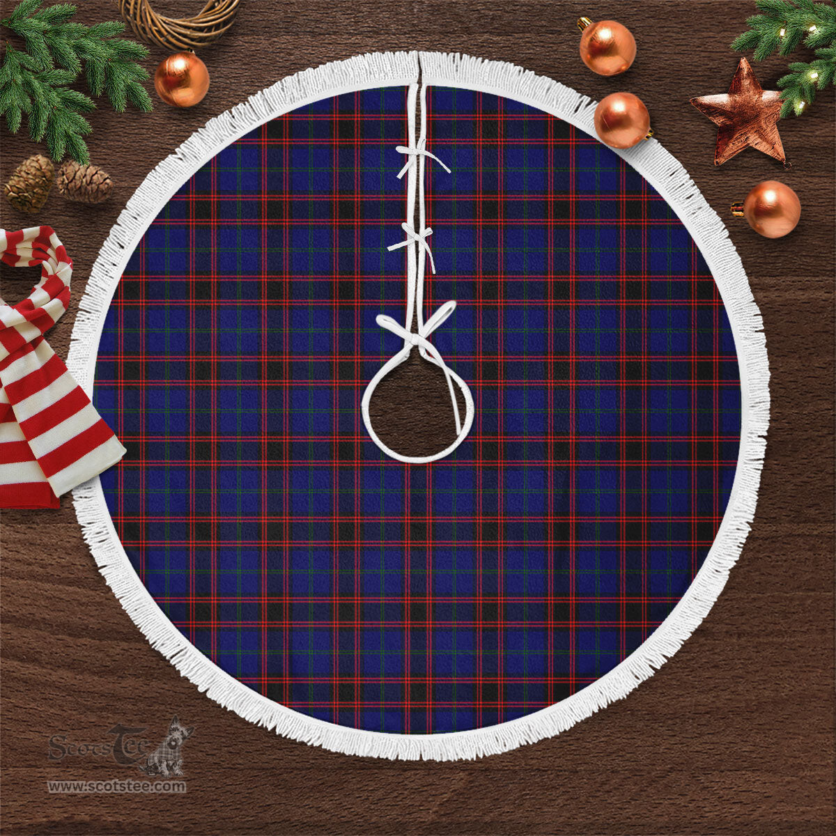 Home Modern Tartan Christmas Tree Skirt Scottish Plaid Tartan Plaid - ScotsTee - scotstee.com