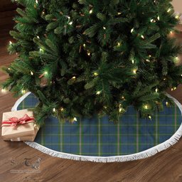 Clelland Tartan Christmas Tree Skirt Scottish Plaid Tartan Plaid - ScotsTee - scotstee.com