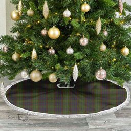Cunningham Hunting Modern Tartan Christmas Tree Skirt Scottish Plaid Tartan Plaid - ScotsTee - scotstee.com