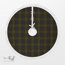 Cunningham Hunting Modern Tartan Christmas Tree Skirt Scottish Plaid Tartan Plaid - ScotsTee - scotstee.com