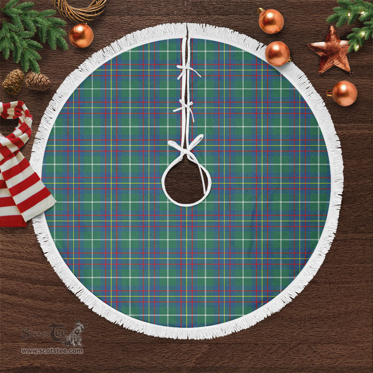 Inglis Ancient Tartan Christmas Tree Skirt Scottish Plaid Tartan Plaid - ScotsTee - scotstee.com