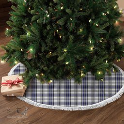 Hannay Modern Tartan Christmas Tree Skirt Scottish Plaid Tartan Plaid - ScotsTee - scotstee.com