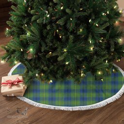 Johnson Ancient Tartan Christmas Tree Skirt Scottish Plaid Tartan Plaid - ScotsTee - scotstee.com