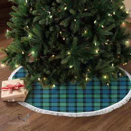 Gunn Ancient Tartan Christmas Tree Skirt Scottish Plaid Tartan Plaid - ScotsTee - scotstee.com