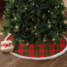 Dunbar Modern Tartan Christmas Tree Skirt Scottish Plaid Tartan Plaid - ScotsTee - scotstee.com