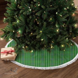 Currie or Curry Tartan Christmas Tree Skirt Scottish Plaid Tartan Plaid - ScotsTee - scotstee.com