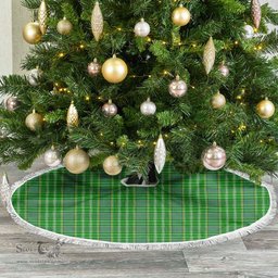 Currie or Curry Tartan Christmas Tree Skirt Scottish Plaid Tartan Plaid - ScotsTee - scotstee.com