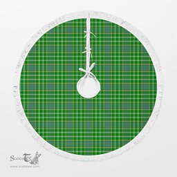 Currie or Curry Tartan Christmas Tree Skirt Scottish Plaid Tartan Plaid - ScotsTee - scotstee.com