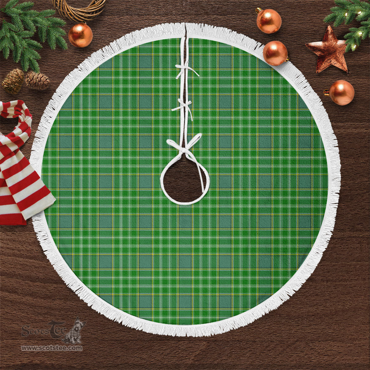 Currie or Curry Tartan Christmas Tree Skirt Scottish Plaid Tartan Plaid - ScotsTee - scotstee.com