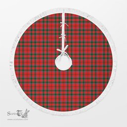 Dalziel Modern Tartan Christmas Tree Skirt Scottish Plaid Tartan Plaid - ScotsTee - scotstee.com