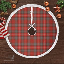Fraser (of Lovat) Weathered Tartan Christmas Tree Skirt Scottish Plaid Tartan Plaid - ScotsTee - scotstee.com
