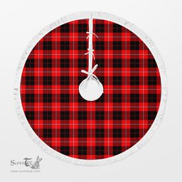 Cunningham Modern Tartan Christmas Tree Skirt Scottish Plaid Tartan Plaid - ScotsTee - scotstee.com