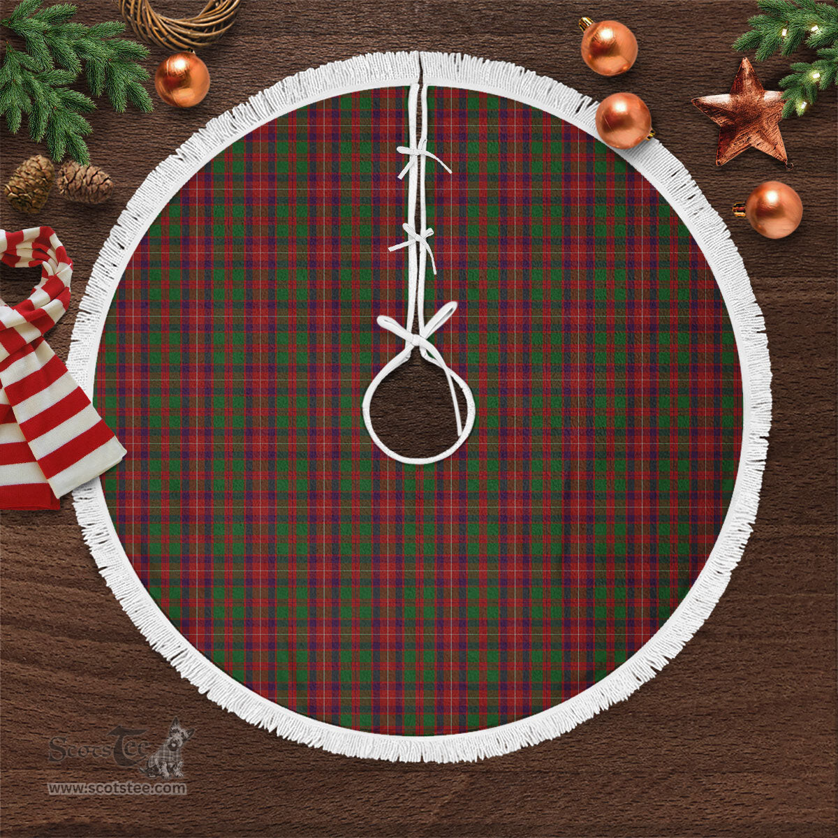 Geddes Tartan Christmas Tree Skirt Scottish Plaid Tartan Plaid - ScotsTee - scotstee.com