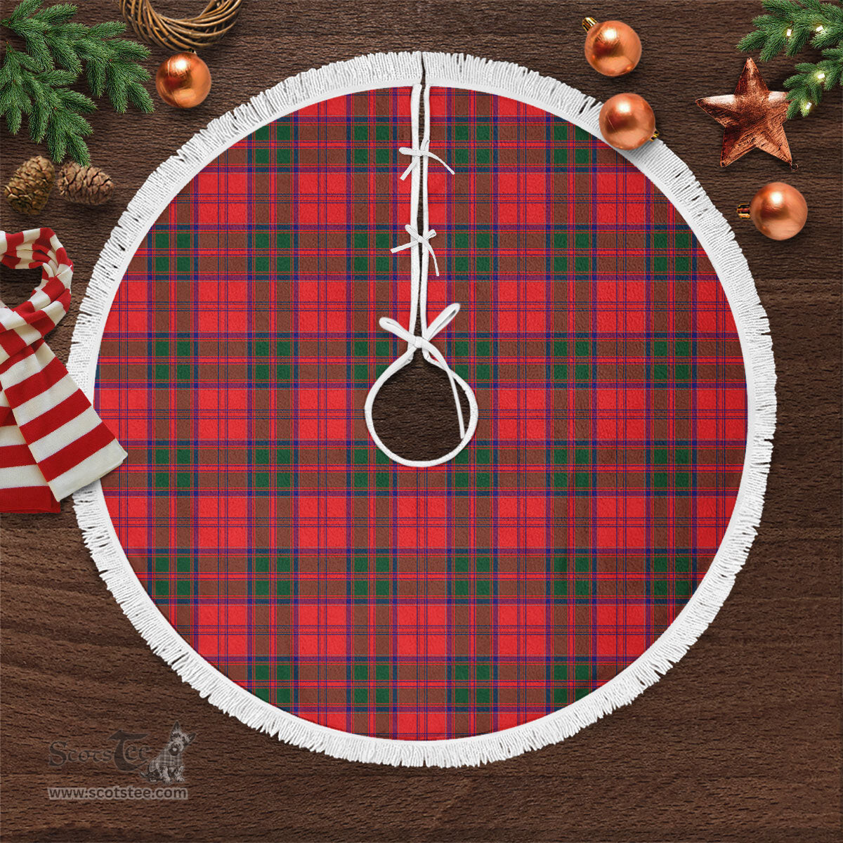 Drummond Modern Tartan Christmas Tree Skirt Scottish Plaid Tartan Plaid - ScotsTee - scotstee.com