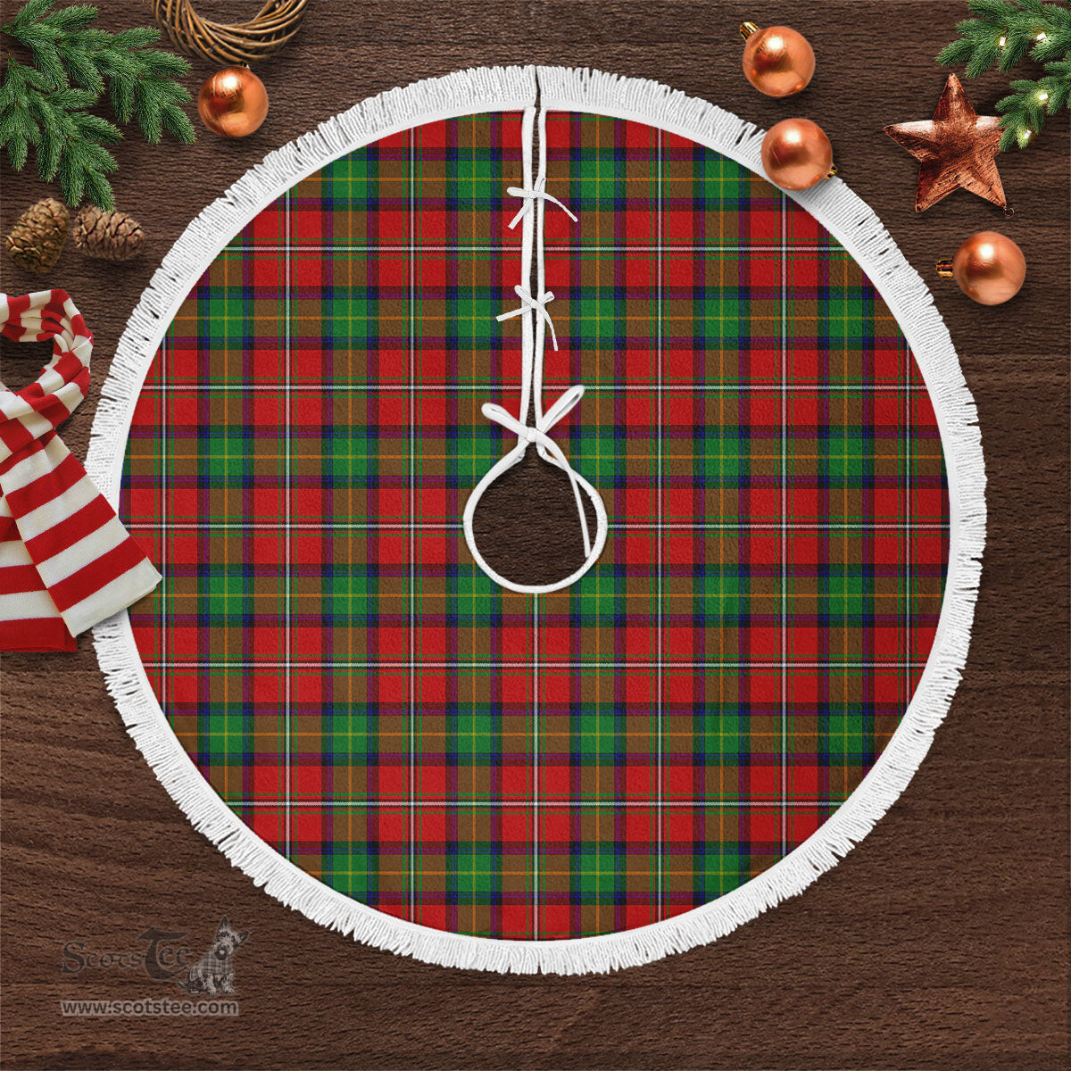 Fullarton Tartan Christmas Tree Skirt Scottish Plaid Tartan Plaid - ScotsTee - scotstee.com