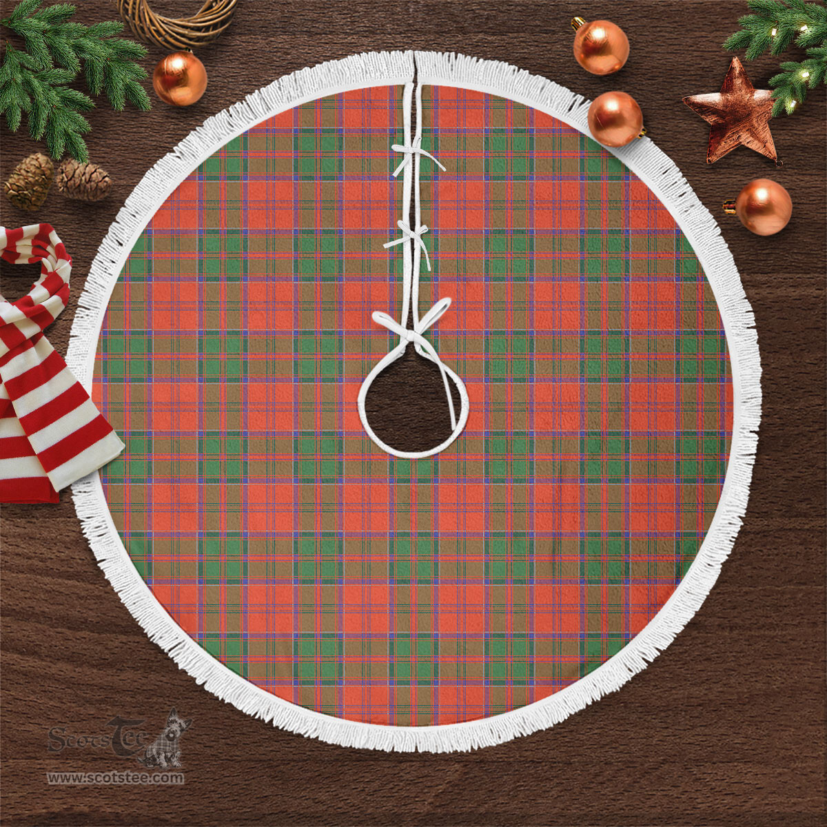 Grant Ancient Tartan Christmas Tree Skirt Scottish Plaid Tartan Plaid - ScotsTee - scotstee.com