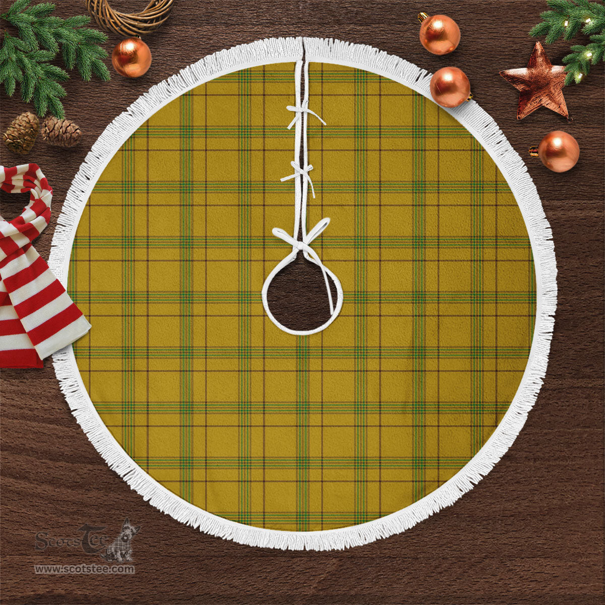 Houston Tartan Christmas Tree Skirt Scottish Plaid Tartan Plaid - ScotsTee - scotstee.com