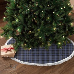 Clark Modern Tartan Christmas Tree Skirt Scottish Plaid Tartan Plaid - ScotsTee - scotstee.com