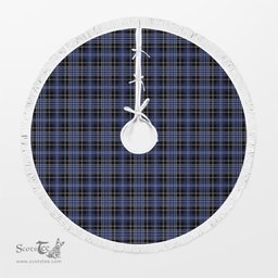 Clark Modern Tartan Christmas Tree Skirt Scottish Plaid Tartan Plaid - ScotsTee - scotstee.com